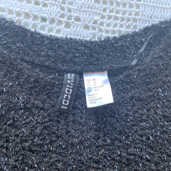 XS H&M Sparkly Throw Over Sweater - Picture 4 of 5
